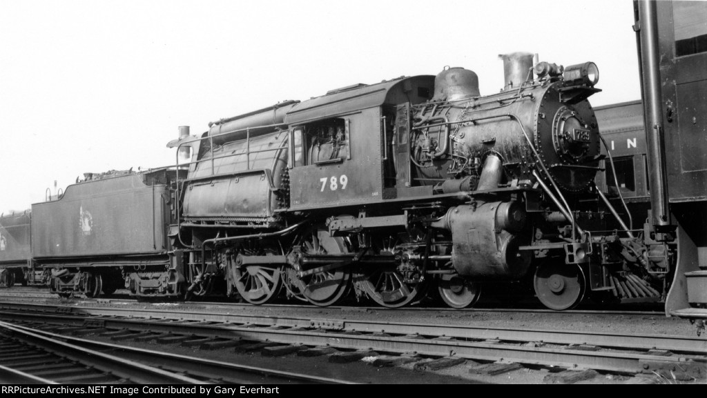 CNJ 4-6-0C #789 - Central RR of New Jersey
